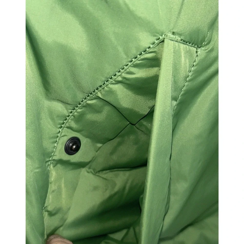 LANDS' END Mens' Green Puffer Vest Size M 38-40